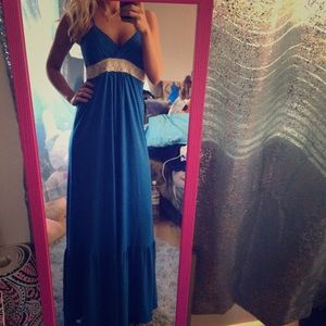 Blue Maxi Dress